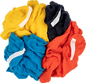 Fukin Cloth wetted (Yamabuki Yellow, Iris Blue, Camellia Orange, Indigo Blue)