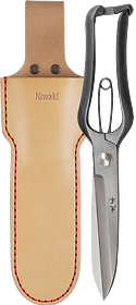 Niwaki Hakari Clippers with Long Leather Holster