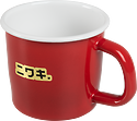 Home Gift Set Niwaki Enamel Mug • Red
