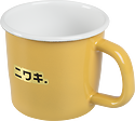 Niwaki Enamel Mug • Mustard Yellow