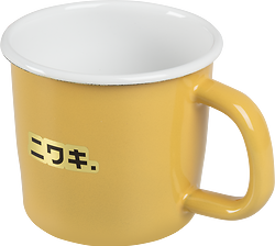 Niwaki Enamel Mug • Mustard Yellow