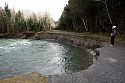 A little taste of the destructive force of nature: this washed out road puts the current national pothole obsession into perspective