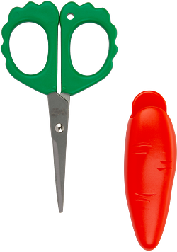 Fridge Magnet Scissors • Carrot