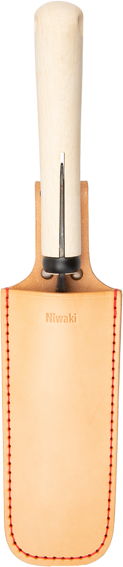 Niwaki Forged Hori Hori + Leather Holster