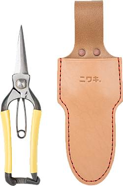 Niwaki GR Pro Snips + Single Leather Holster