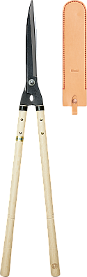 Niwaki Topiary Shears • Long + Long Leather Sheath