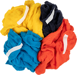 Fukin Cloth wetted (Yamabuki Yellow, Iris Blue, Camellia Orange, Indigo Blue)