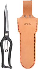 Sentei Topiary Clippers + Long Leather Holster