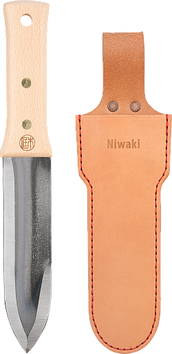 Niwaki Hori Hori + Leather Holster