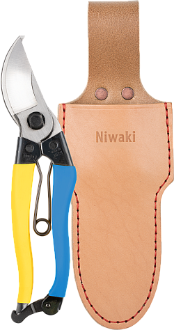 Niwaki Mainichi Secateurs • Left Handed + Single Leather Holster
