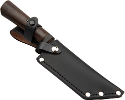 Wakui Outdoor Knife + Leather Sheath (back)