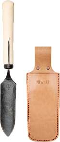 Niwaki Forged Hori Hori + Leather Holster