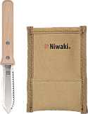 Niwaki Mini S-Type Hori Hori + Canvas Pocket Pouch