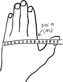 Glove Measurement Diagram