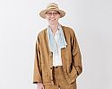Niwaki Jake wearing the Engei Garden Jacket in Lightweight Tan
