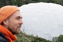 Harry Holding at the Eden Project in Cornwall