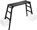 Adjustable Work Platform • 100cm Black Standard (legs on blocks)