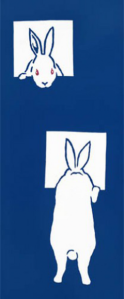 Tenugui - Rabbits
