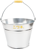 Niwaki Galvanised Bucket • Large 11 litre