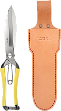 Niwaki GR Pro Topiary Clippers + Long Leather Holster