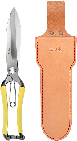 Niwaki GR Pro Topiary Clippers + Long Leather Holster