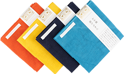 Fukin Cloth • Set of 4 (Yamabuki Yellow, Iris Blue, Camellia Orange, Indigo Blue)