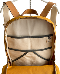 Nizyu Kano Rucksack • Karashi Yellow inside