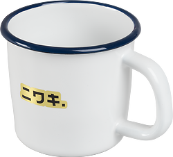 Niwaki Enamel Mug • White