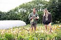Petalon flower farm: owners James and Florence