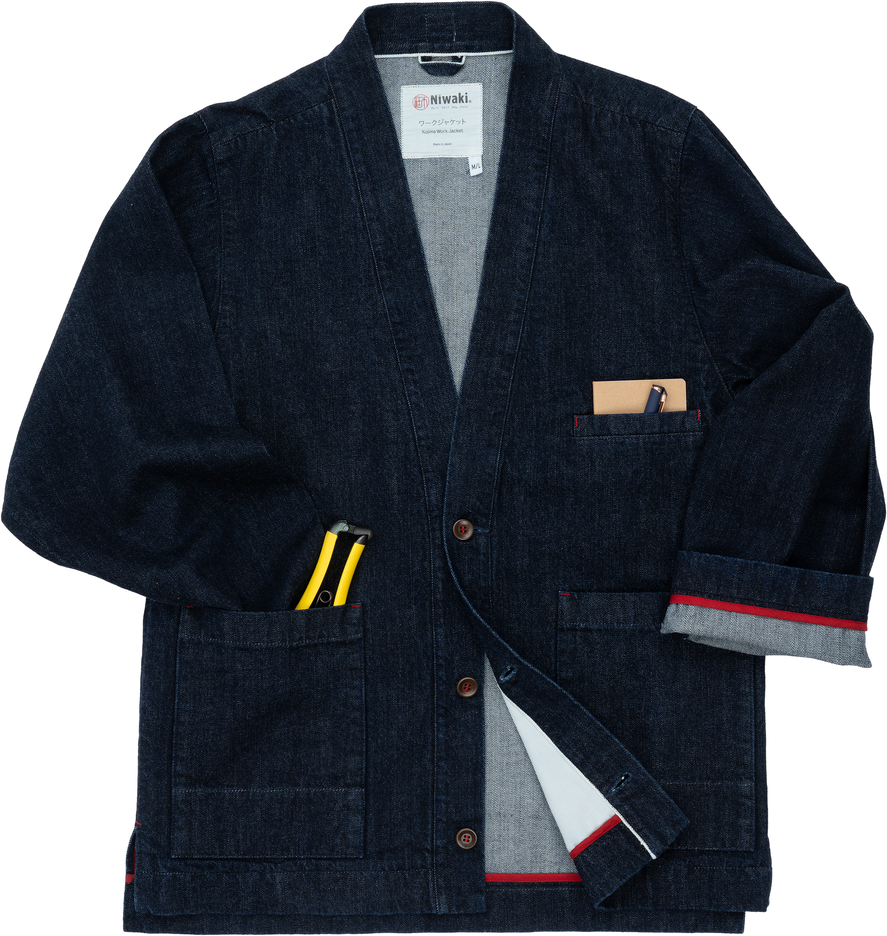 再出品　Class hand woven jacket Hand Woven Niwaki Kojima Work Jacket