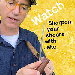 Shear Sharpening Video with Jake Hobson from Niwaki
