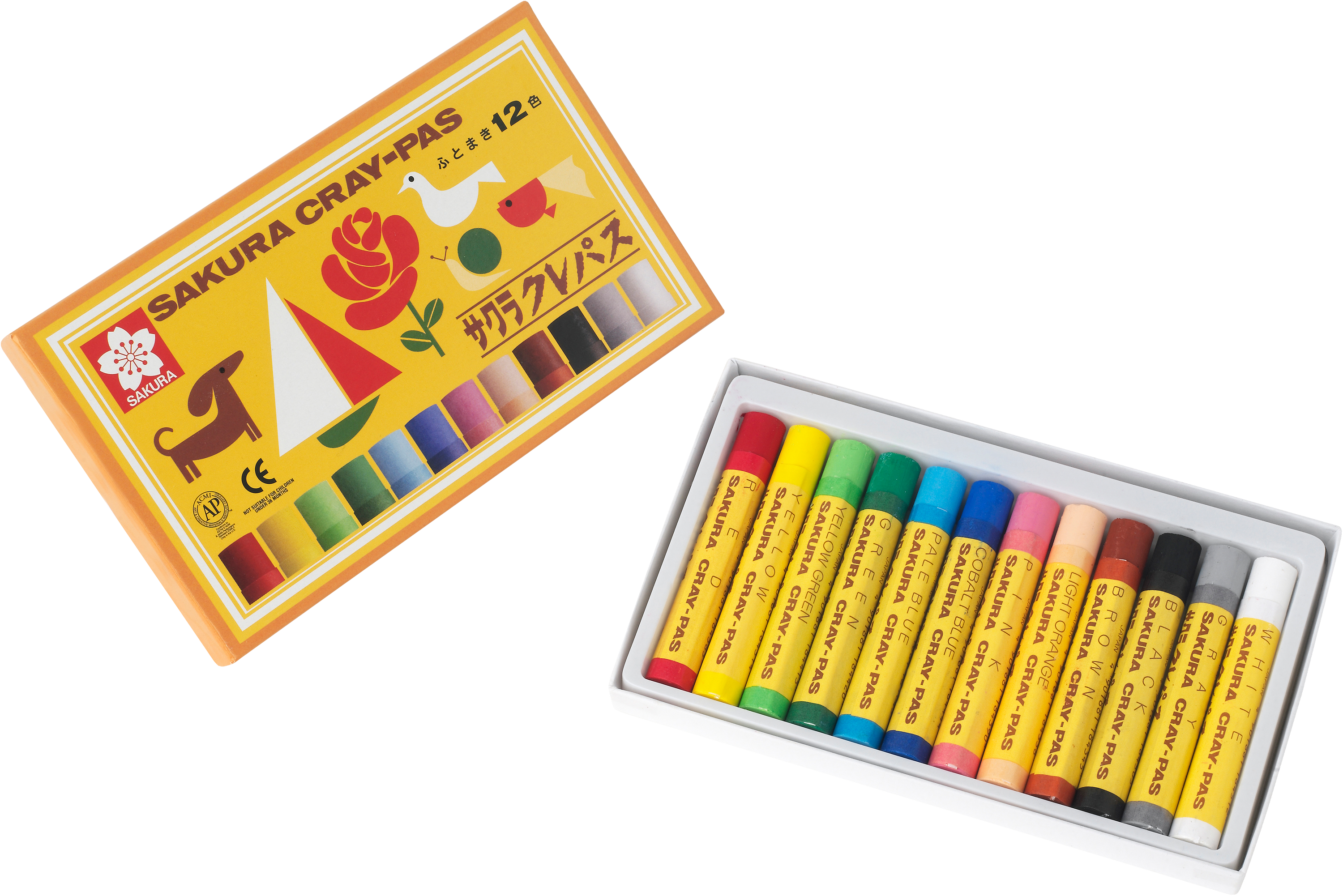 20 Colors of Cray-Pas Thick Crayons