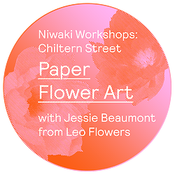 Niwaki Workshops: Paper Flower Art • Friday 29 September, 2–4pm