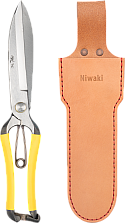 Niwaki GR Pro Topiary Clippers + Long Leather Holster