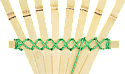 Bamboo Hand Rake (close up detail)