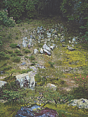 The dry waterfall at Ginkaku-ji