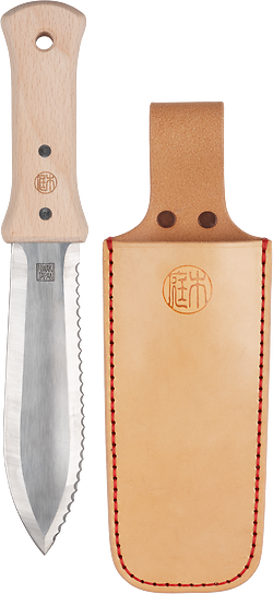 Niwaki S-Type Hori Hori + Leather Holster