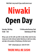 Niwaki Open Day