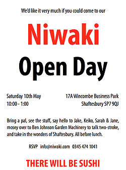 Niwaki Open Day