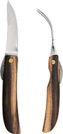 Goto Damascus Knife & Fork (side)