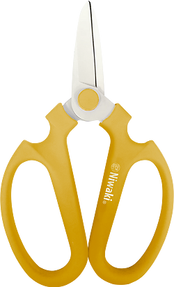 Niwaki Sakagen Flower Scissors in Yellow