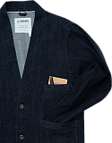 Niwaki Kojima Jacket Shiromimi 13 oz denim (pocket detail)