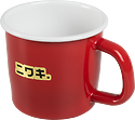 Niwaki Enamel Mug • Red