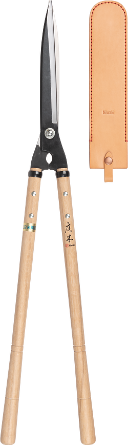 Niwaki Topiary Shears • Long + Long Leather Sheath