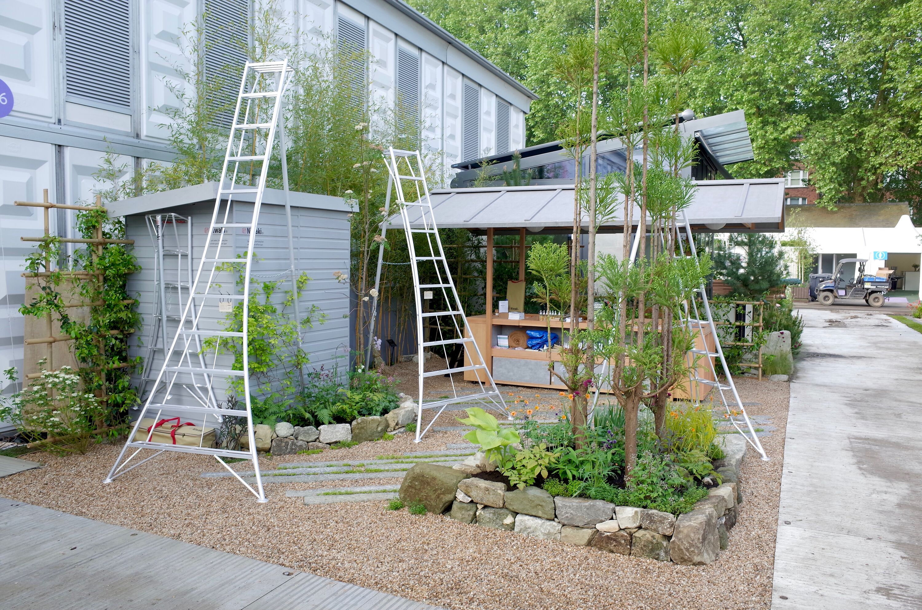 The Niwaki Stand At Chelsea Flower Show