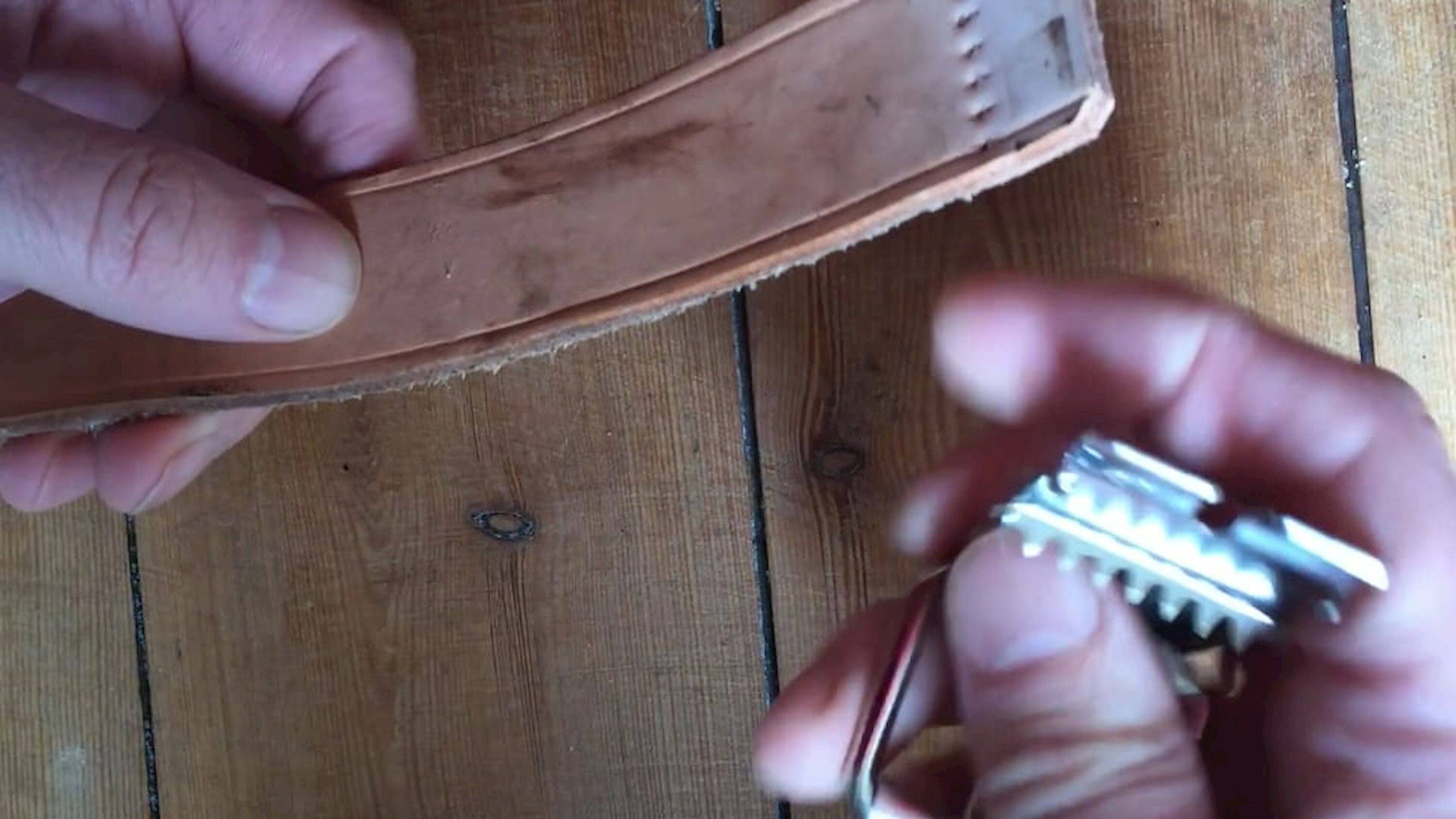 How to shorten the Niwaki Belt to fit
