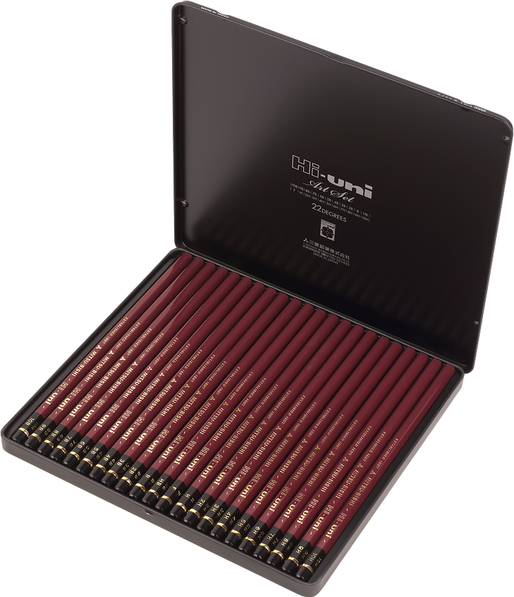 Mitsubishi HiUni Drawing Pencils From Japan